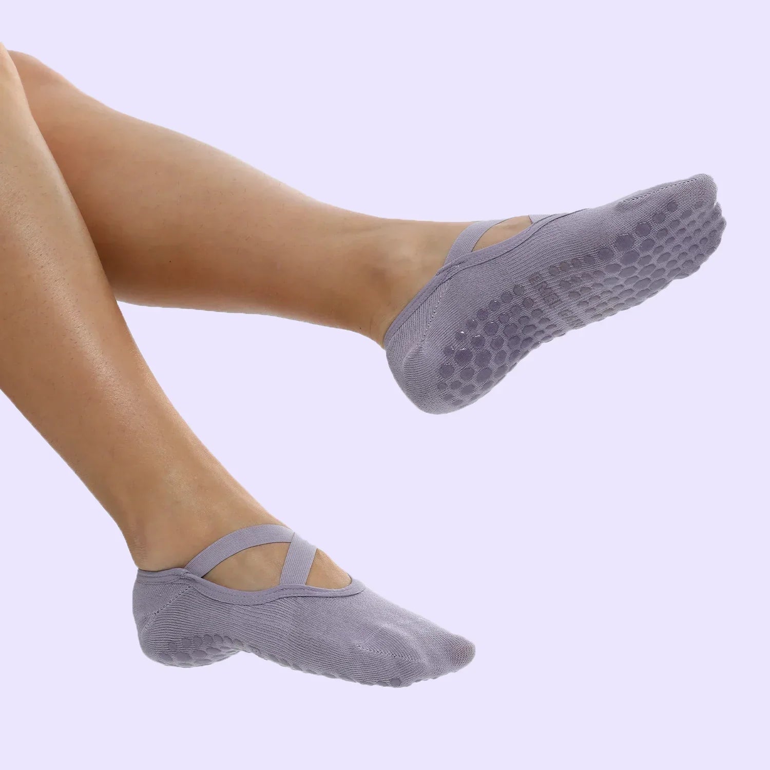 PilatessEmpower Stability-Enhancing Pilates Grip Socks