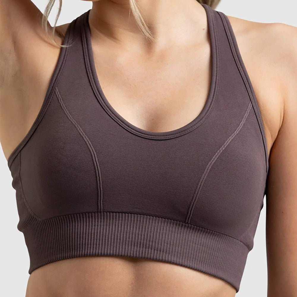 PilatessEmpower Seamless Sports Bra – Breathable Nylon